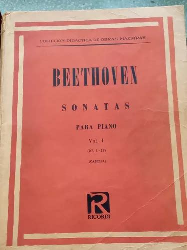 Libro Beethoven Sonatas Para Piano Vol Cuotas Sin Inter S