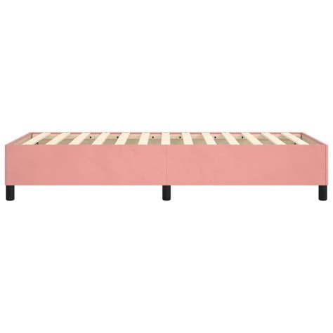 Hen Sommier Ressorts De Lit Rose X Cm Velours Cdiscount Maison