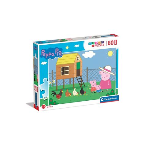 Clementoni Maxi Supercolor Peppa Pig 60 TMX Puzzles Maxi Supercolor