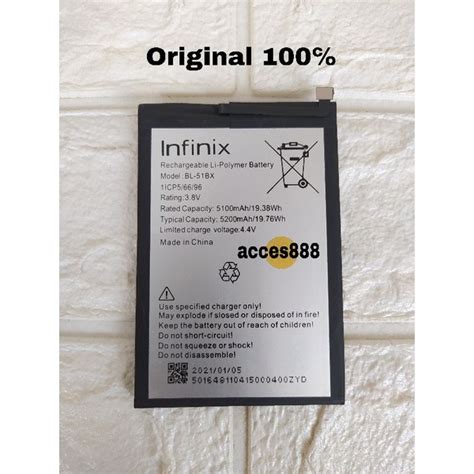 Jual Baterai Infinix Hot Hot Note X X Bl Bx Original