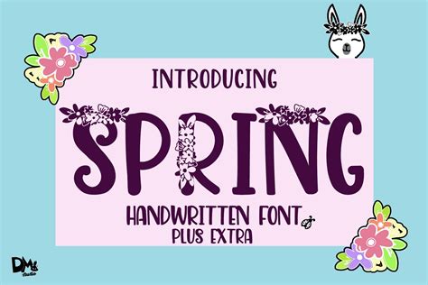 Spring Font by Sharon ( DmStudio ) · Creative Fabrica | Fabrica