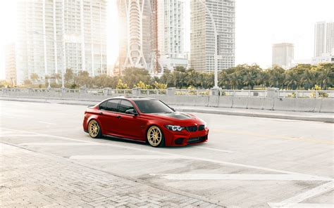 Download Wallpapers Bmw M3 F80 Front View Exterior Bmw F80 Red