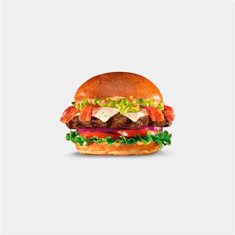 The Guacamole Bacon Thickburger Nutrition Info Ingredients Allergen Info Carls Jr Menus