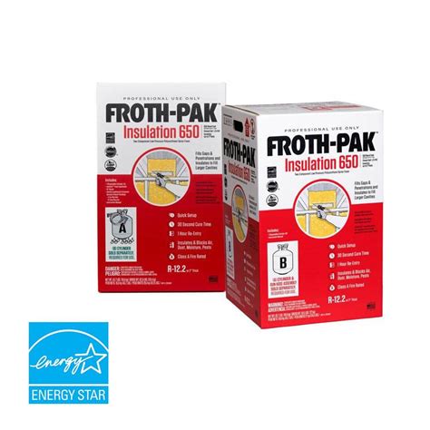 FROTH PAK Low GWP 650 Spray Foam Sealant Insulation Kit 12031907 The