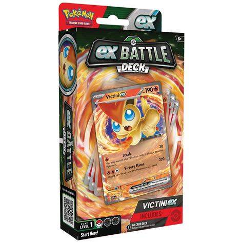 Pokemon Tcg Victini Miraidon Ex Battle Deck Assorted Trading