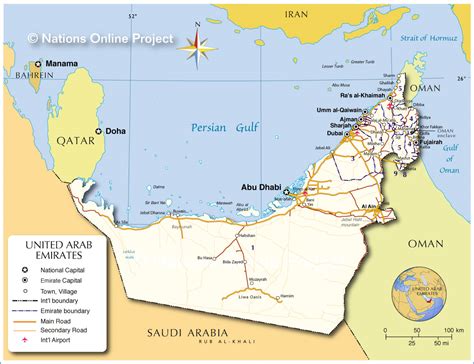 Maps Of United Arab Emirates