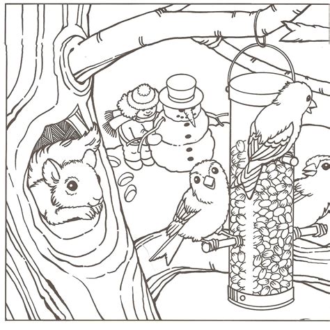 Coloring Pages Nature Scenes At Getcolorings Free Printable