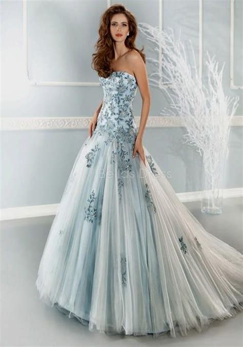 Ice Blue Wedding Dress Fashion Dresses