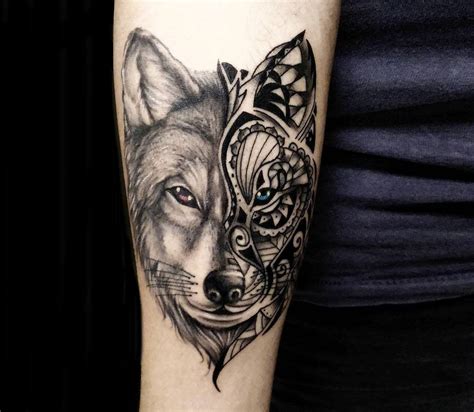 Wolf head tattoo by Compulsiva Tattoo | Photo 24801