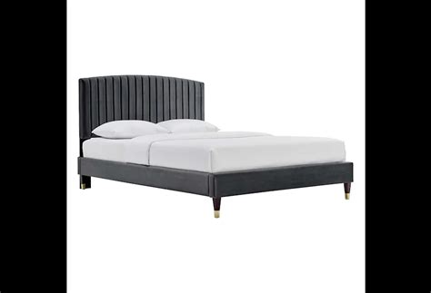 Modway Alessi Alessi Performance Velvet Queen Platform Bed Value City