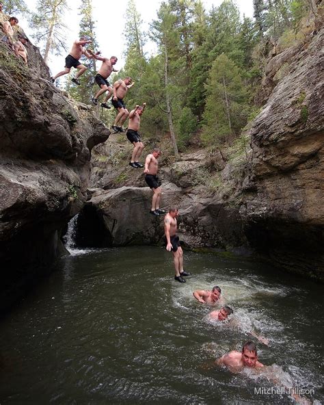 Cliff Jumping In The Jemez By Mitchell Tillison Redbubble