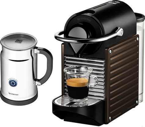 Amazon Nespresso C Pixie Brown Automatic Espresso Machine With