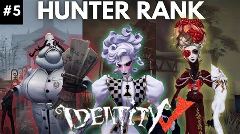 Hunter Rank In Identity V Clerk Opera Singer And Disciple Youtube