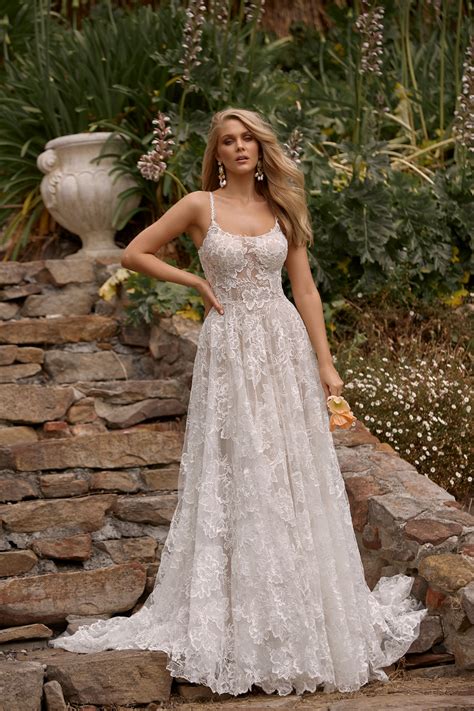 Cleo Lace A Line Wedding Dress By Madi Lane Luv Bridal Formal