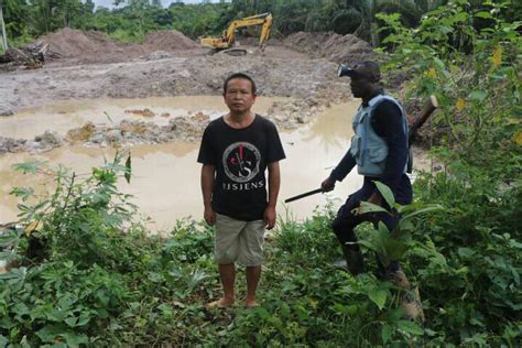 Five Illegal Miners Including A Chinese National Arrested By Operation