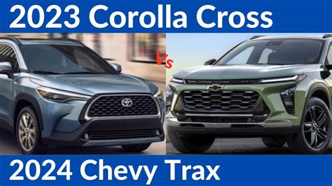 2023 Toyota Corolla Cross Vs 2024 Chevy Trax - YouTube