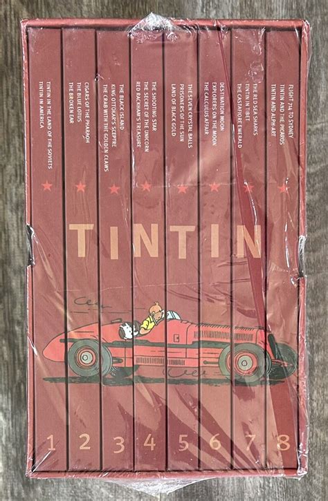 The Complete Adventures Of Tintin Collection Books Box Set By Herge