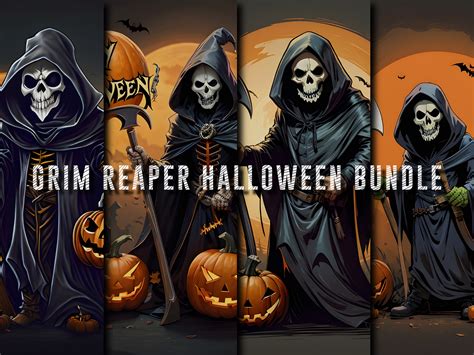 Grim Reaper Halloween Bundle by Magic Craft on Dribbble