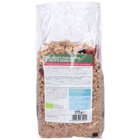 Crunchy Avena Frutti Rossi Bio G Redcare