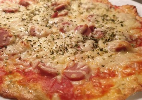 Pizza Con Base De Pollo Receta De Raquel SalyPimientas Cookpad