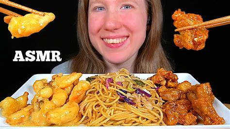 Asmr Honey Walnut Shrimp Mukbang No Talking Eating Sounds Youtube