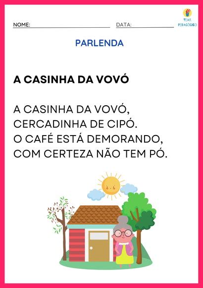 Compre Produtos Personalizados Sequencia A Casinha Da Vovo Elo