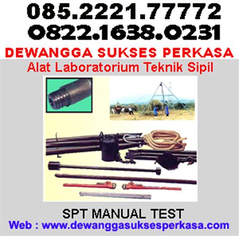 Jual Spt Standard Penetration Test Alat Lab Tanah Alat Pengujian