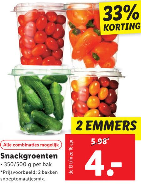 Snackkomkommer Cherry Tomaten Folder Aanbieding Bij Lidl Details