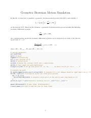 Geometric Brownian Motion Simulation - Geometric Brownian Motion ...