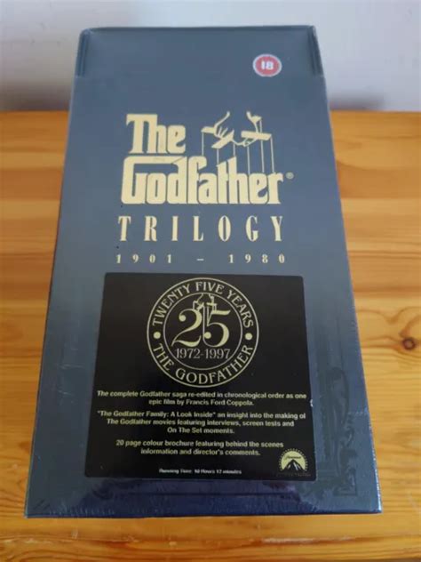 THE GODFATHER TRILOGY PAL VHS Box Set 0 01 PicClick UK