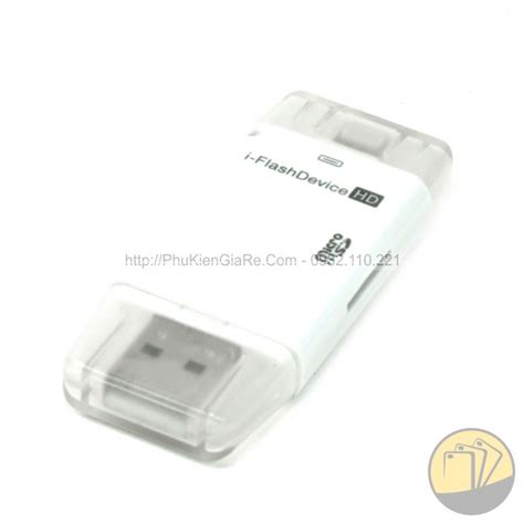 Đầu đọc thẻ nhớ đa năng cho iphone và iPAD hiệu i-Flash Device HD MicroSD
