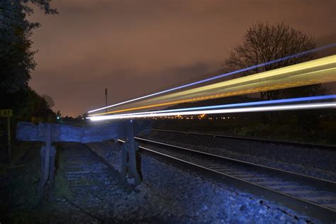 Night Train Tracks Railroad - Free photo on Pixabay - Pixabay