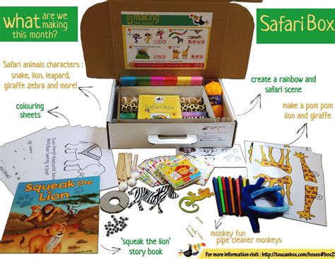 Safari Box Activities Juegos Caseros Para Niños Cajas Sensoriales