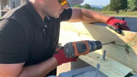 how to install a sill plate on concrete slab