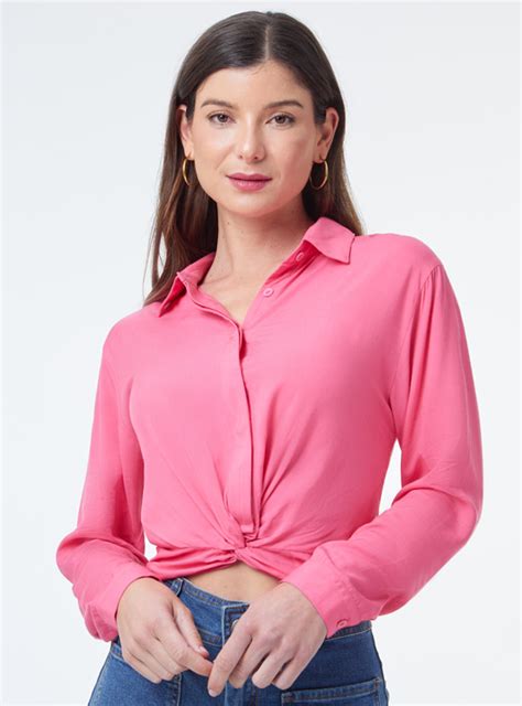 Ripley BLUSA MARQUIS PARA MUJER CAMISERA CON NUDO