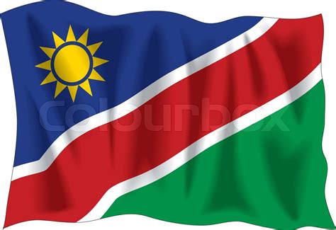 Flag of Namibia | Stock vector | Colourbox