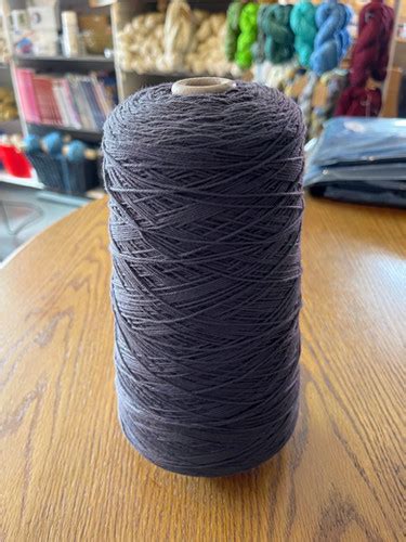 Cotton 8 4 500g Cone Anthracite Grey Wonky Weaver