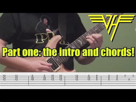 Van Halen - Jump - play the keyboard parts on guitar! Part one: intro ...