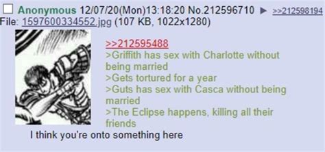 Anon Reads Berserk Manga And Learns A Valuable Lesson About Pre Marital