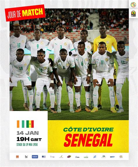 Fsf On Twitter C Te Divoire Vs Senegal Chan