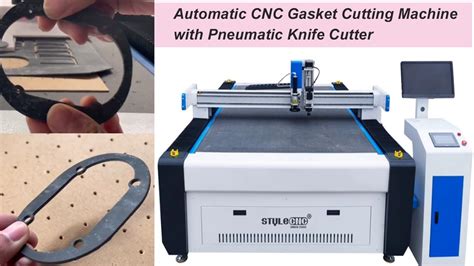 Automatic CNC Gasket Cutting Machine With Pneumatic Knife Cutter YouTube