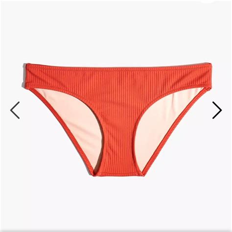 Madewell Swim Madewell Second Wave Ribbed Classic Bikini Bottom In