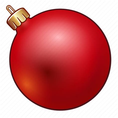 Red Ball Christmas Ornament Clip Art