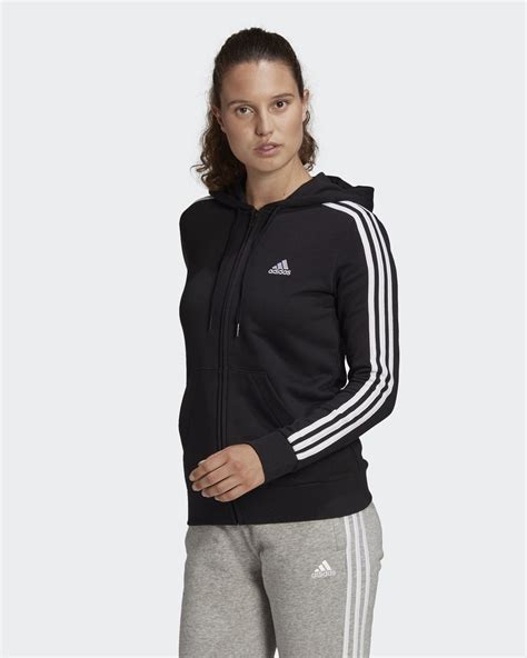 Adidas Sportswear Essentials French Terry Stripes Full Zip