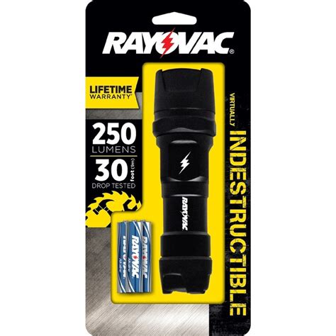 Rayovac 250-Lumen LED Handheld Battery Flashlight (Battery Included) at ...