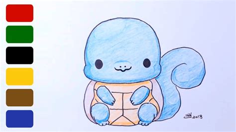 How To Draw Squirtle Pokemon Youtube