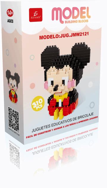 Juguete Bloques Mickey Mouse 310pzas Joinet