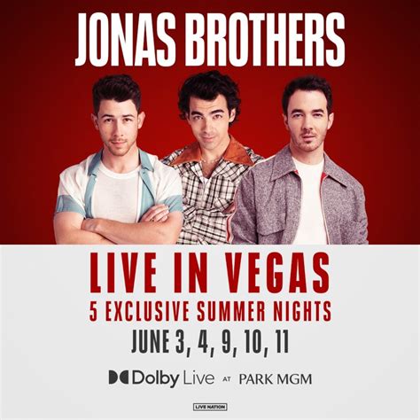 Jonas Brothers Announce Live In Las Vegas Residency