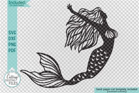 Mermaids Silhouette Bundle Svg Cut Out Graphic By Cornelia · Creative