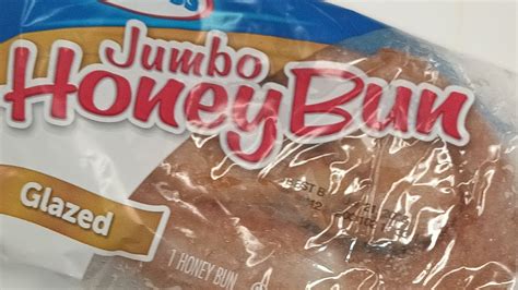 Hostess Jumbo Honey Bun Review Review Love Snack Eating Hostess